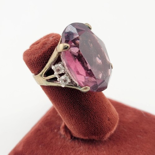 Anello vintage taglia viola - anello,