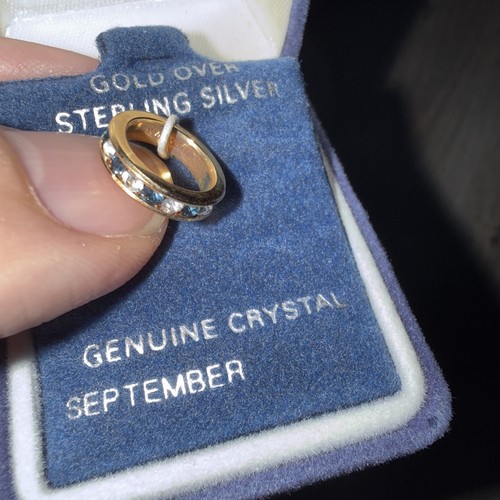 Anello eternità mini ciondolo - anello,