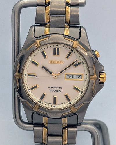 Seiko kinetic smy042 titanio - seiko,