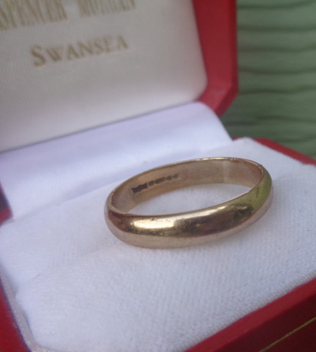 Anello sposa oro 9ct - anello,
