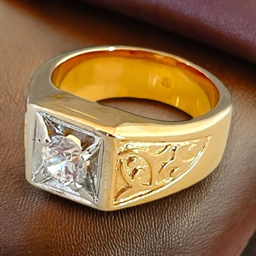 Vintage 1980s cubic zirconia - cubic,