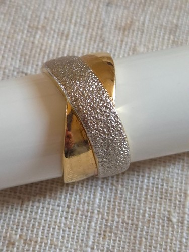 Anello vintage bicolore - anello,