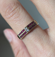 Anello vintage anni 80 oro