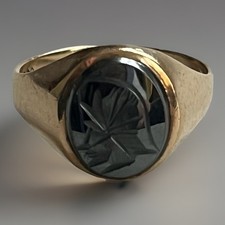 Anello oro 9 kt con sigillo