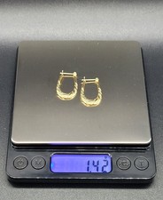 Orecchini a cerchio vintage