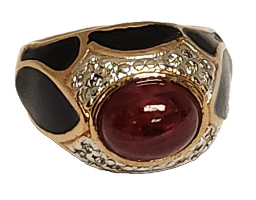 Anello vintage anni vetro - vintage,