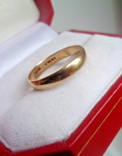Gold wedding ring - wedding, yellow