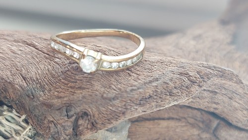 Anello oro giallo 333 donna