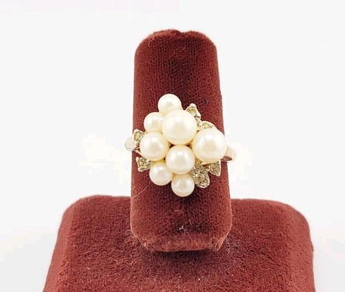 Anello vintage taglia perle - vintage,