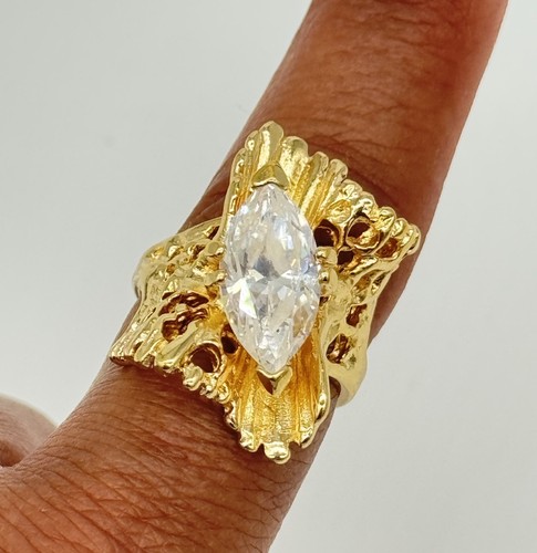 Anello hge placcato oro - anello,
