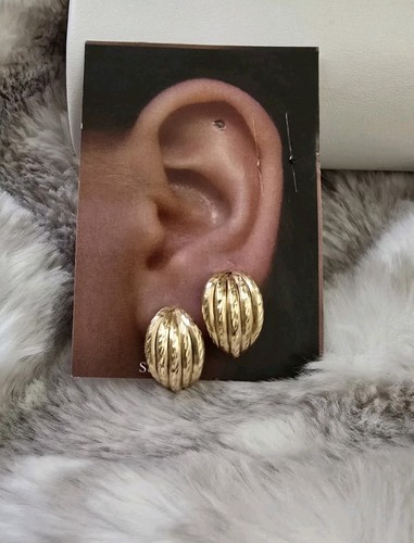 Orecchini oro giallo kt - oro, 14