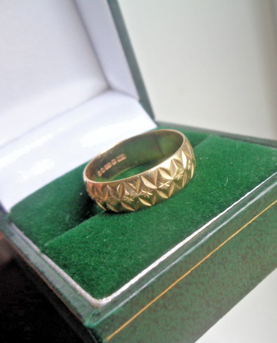 9ct oro matrimonio anello - 9ct,