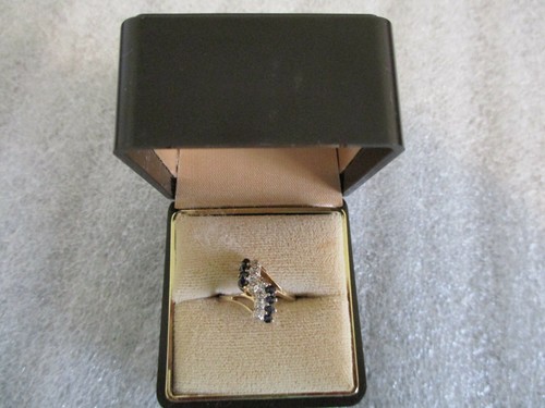 Anello zaffiro plumb 10k con - zaffiro,