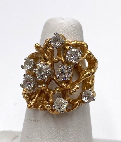 Anello vintage 18k hge - vintage,