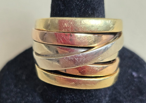 Anello vintage oro kt - anello,