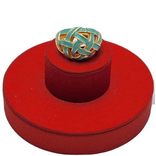 Anello vintage taglia - 7, smalto