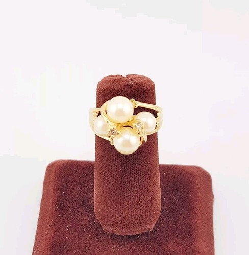 Anello vintage perle - anello, tg