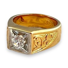 Anello vintage anni 80 con