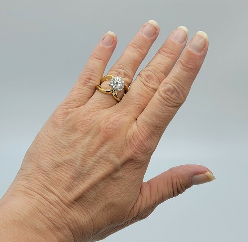 Anello solitario vintage